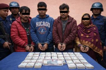 नेपाली नक्कली नोटसहित ४ जना पक्राउ