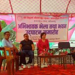 डेरावा स्थित सिद्धार्थ गौतम बुद्ध गुम्बा प्राविकाे भवनको उद्घाटन तथा ब्याग वितरण